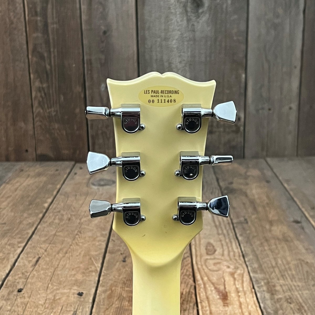 SOLD - Gibson Les Paul Recording Alpine White 1976 Near Mint - Mahar's Vintage Guitars