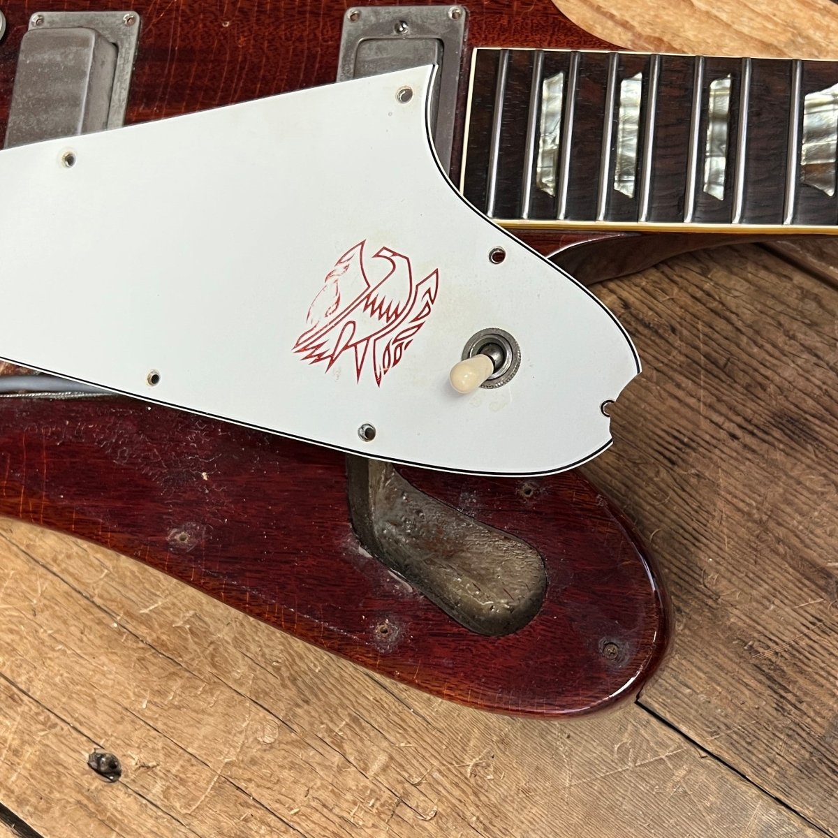 SOLD - Gibson V Firebird 1965 Cherry Red - Mahar's Vintage Guitars