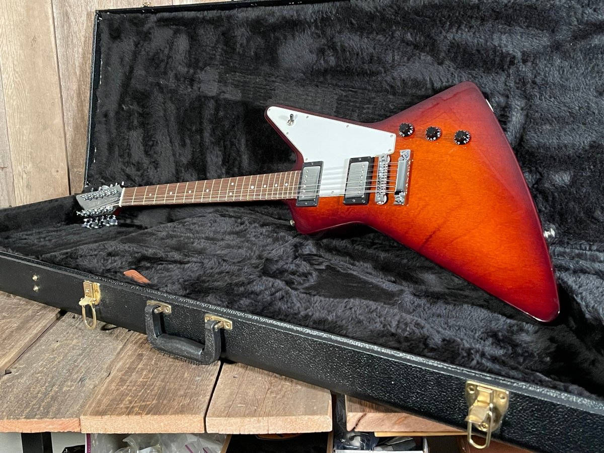 SOLD - Hamer USA Standard One of a Kind 12 String Explorer 2007 - Mahar's Vintage Guitars