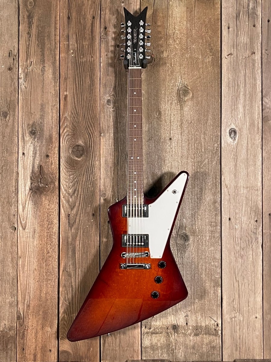 SOLD - Hamer USA Standard One of a Kind 12 String Explorer 2007 - Mahar's Vintage Guitars