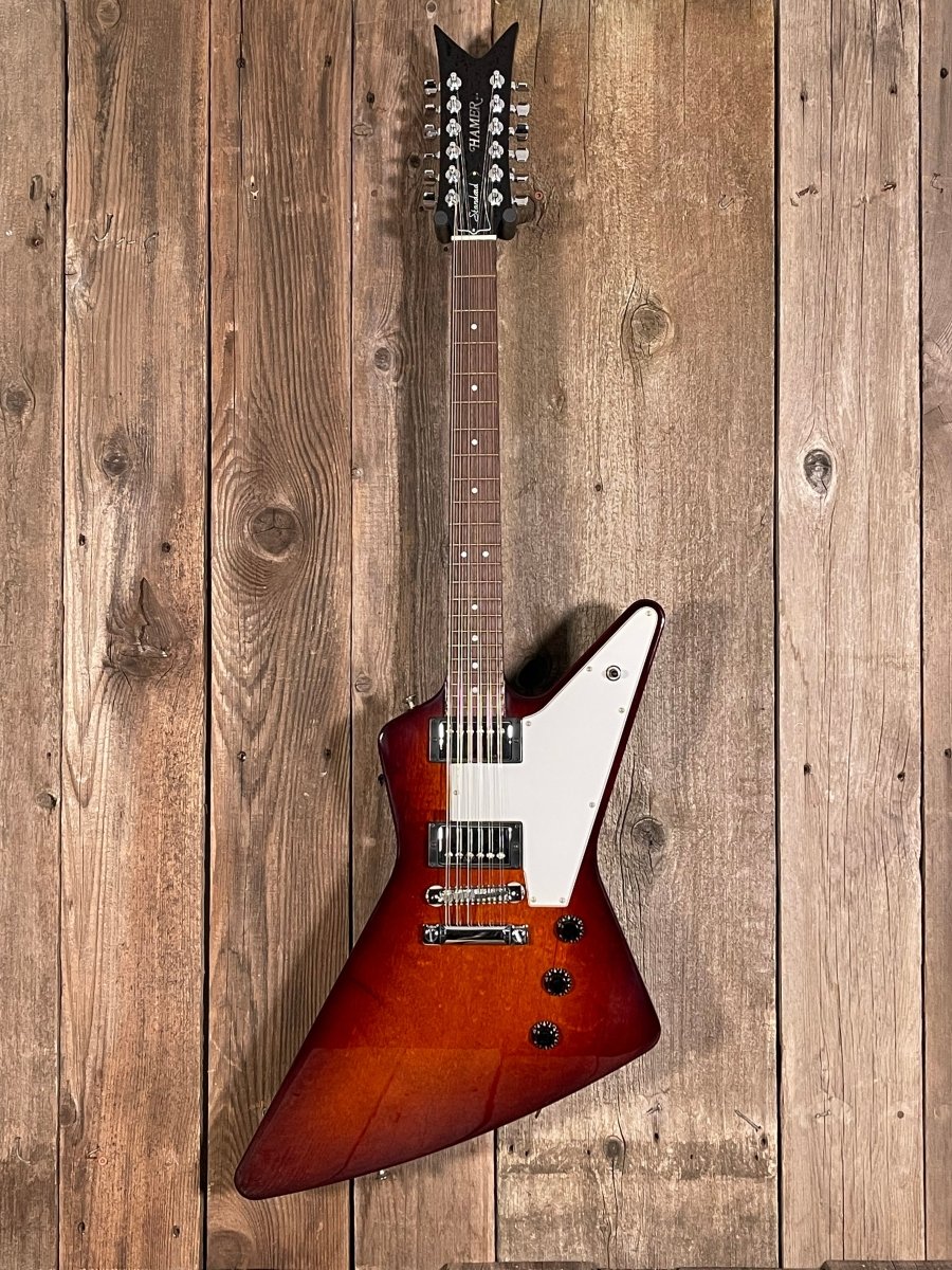 SOLD - Hamer USA Standard One of a Kind 12 String Explorer 2007 - Mahar's Vintage Guitars