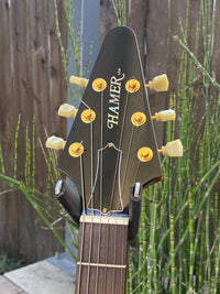 SOLD - Hamer Vector GVKS Korina Flying V 2004 Brazilian - Mahar's Vintage Guitars