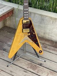 SOLD - Hamer Vector GVKS Korina Flying V 2004 Brazilian - Mahar's Vintage Guitars