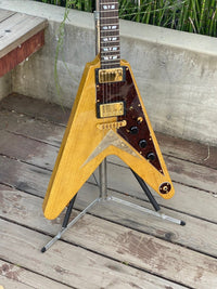 SOLD - Hamer Vector GVKS Korina Flying V 2004 Brazilian - Mahar's Vintage Guitars