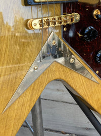 SOLD - Hamer Vector GVKS Korina Flying V 2004 Brazilian - Mahar's Vintage Guitars
