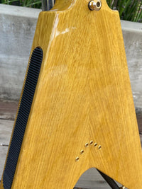 SOLD - Hamer Vector GVKS Korina Flying V 2004 Brazilian - Mahar's Vintage Guitars