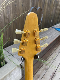 SOLD - Hamer Vector Korina Flying V 2005 Mint - Mahar's Vintage Guitars