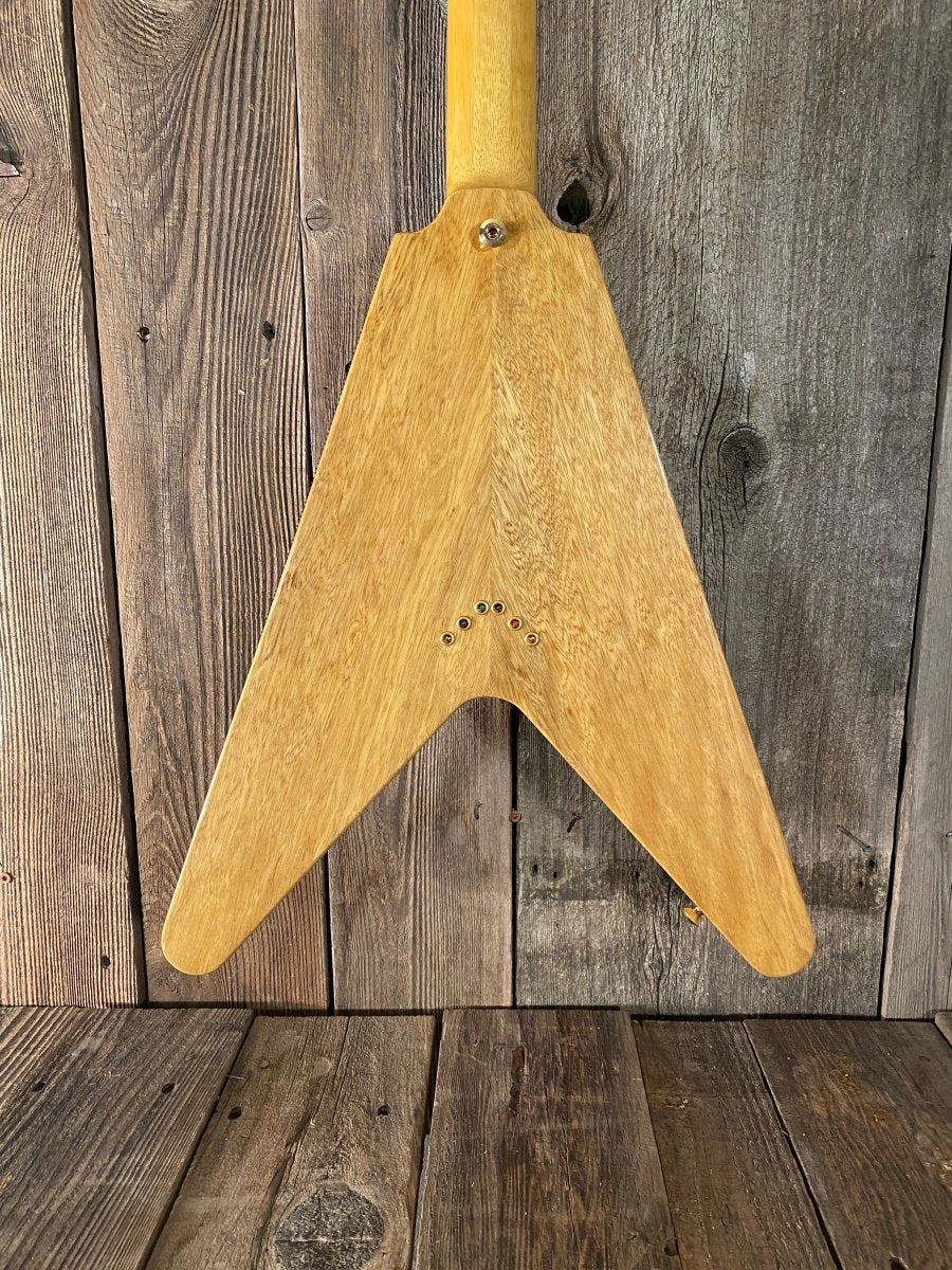 SOLD - Hamer Vector Korina Flying V 2005 Mint - Mahar's Vintage Guitars