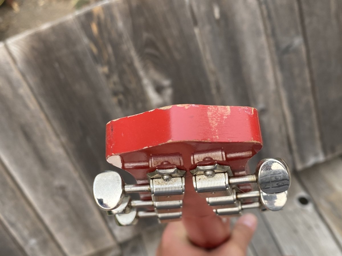 SOLD - Jerry Jones Neptune Short Horn Baritone Guitar 1992 - 1998 - Mahar's Vintage Guitars