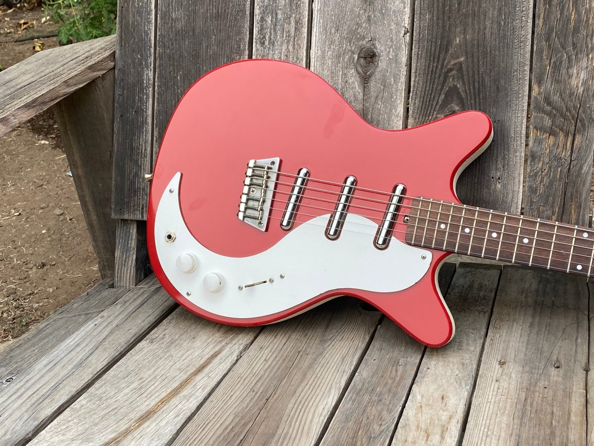 SOLD - Jerry Jones Neptune Short Horn Baritone Guitar 1992 - 1998 - Mahar's Vintage Guitars