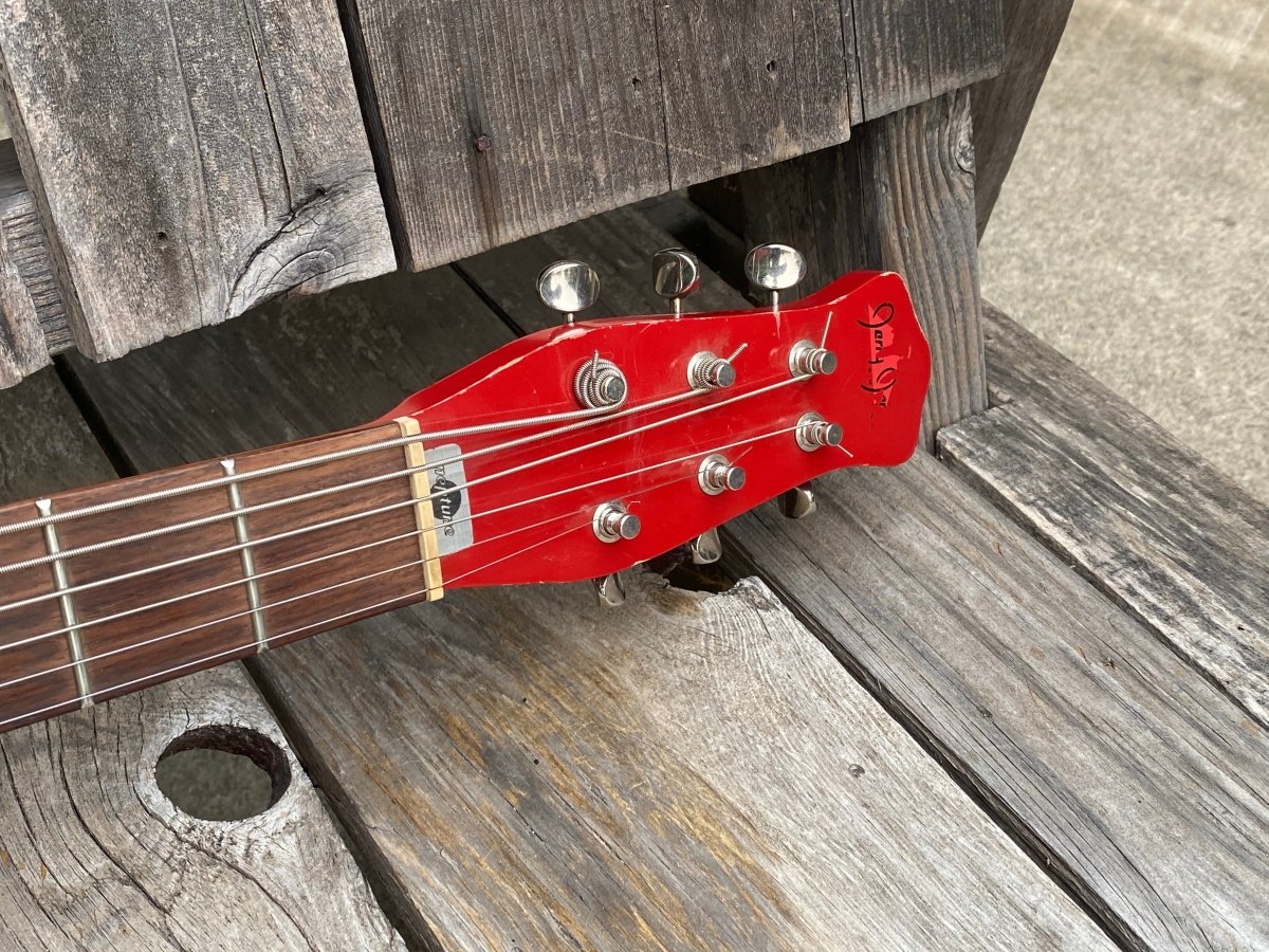 SOLD - Jerry Jones Neptune Short Horn Baritone Guitar 1992 - 1998 - Mahar's Vintage Guitars