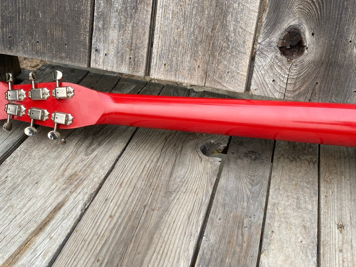 SOLD - Jerry Jones Neptune Short Horn Baritone Guitar 1992 - 1998 - Mahar's Vintage Guitars