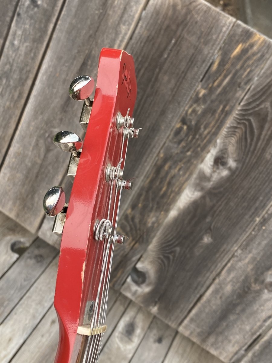 SOLD - Jerry Jones Neptune Short Horn Baritone Guitar 1992 - 1998 - Mahar's Vintage Guitars