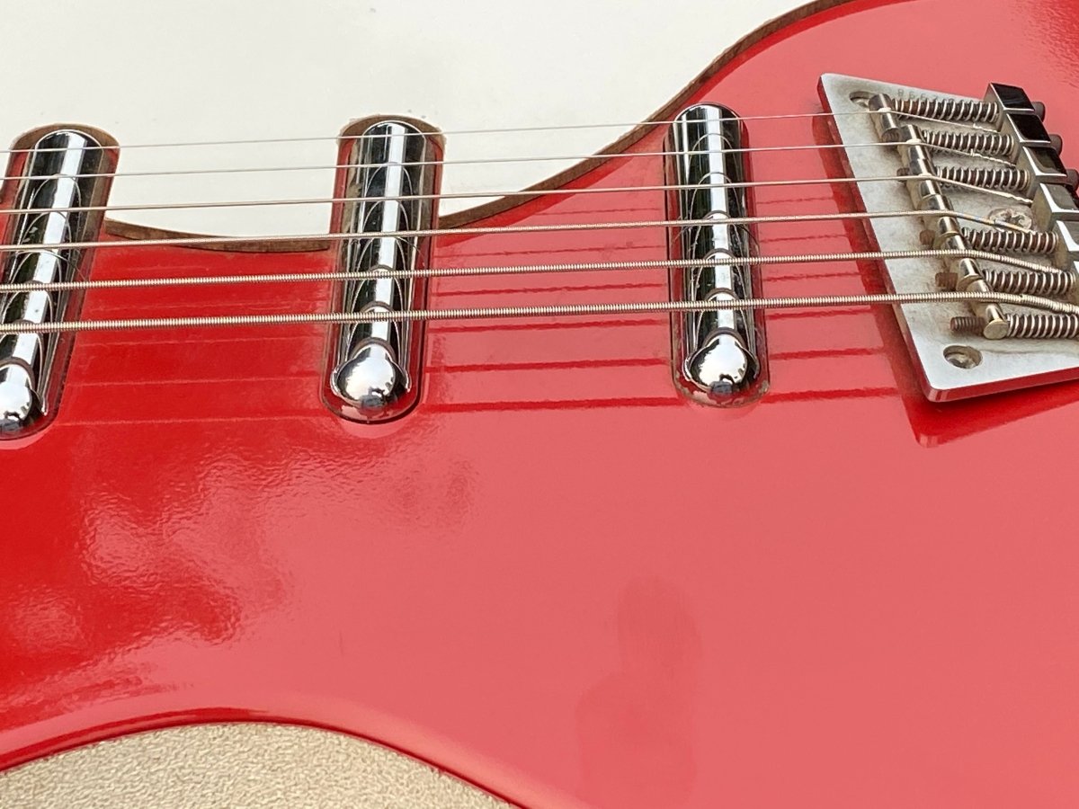 SOLD - Jerry Jones Neptune Short Horn Baritone Guitar 1992 - 1998 - Mahar's Vintage Guitars