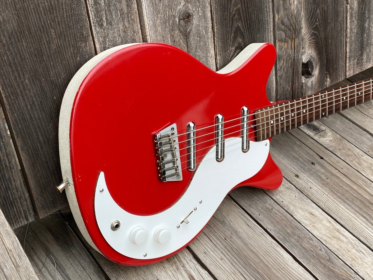 SOLD - Jerry Jones Neptune Short Horn Baritone Guitar 1992 - 1998 - Mahar's Vintage Guitars