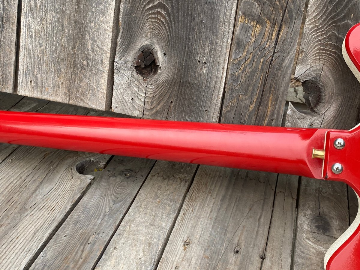 SOLD - Jerry Jones Neptune Short Horn Baritone Guitar 1992 - 1998 - Mahar's Vintage Guitars