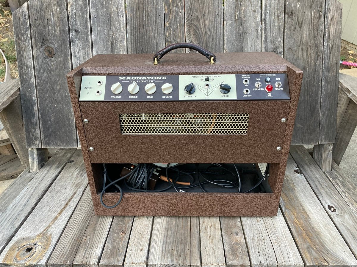 SOLD - Magnatone Twilighter 1x12" guitar combo amp - Mahar's Vintage Guitars
