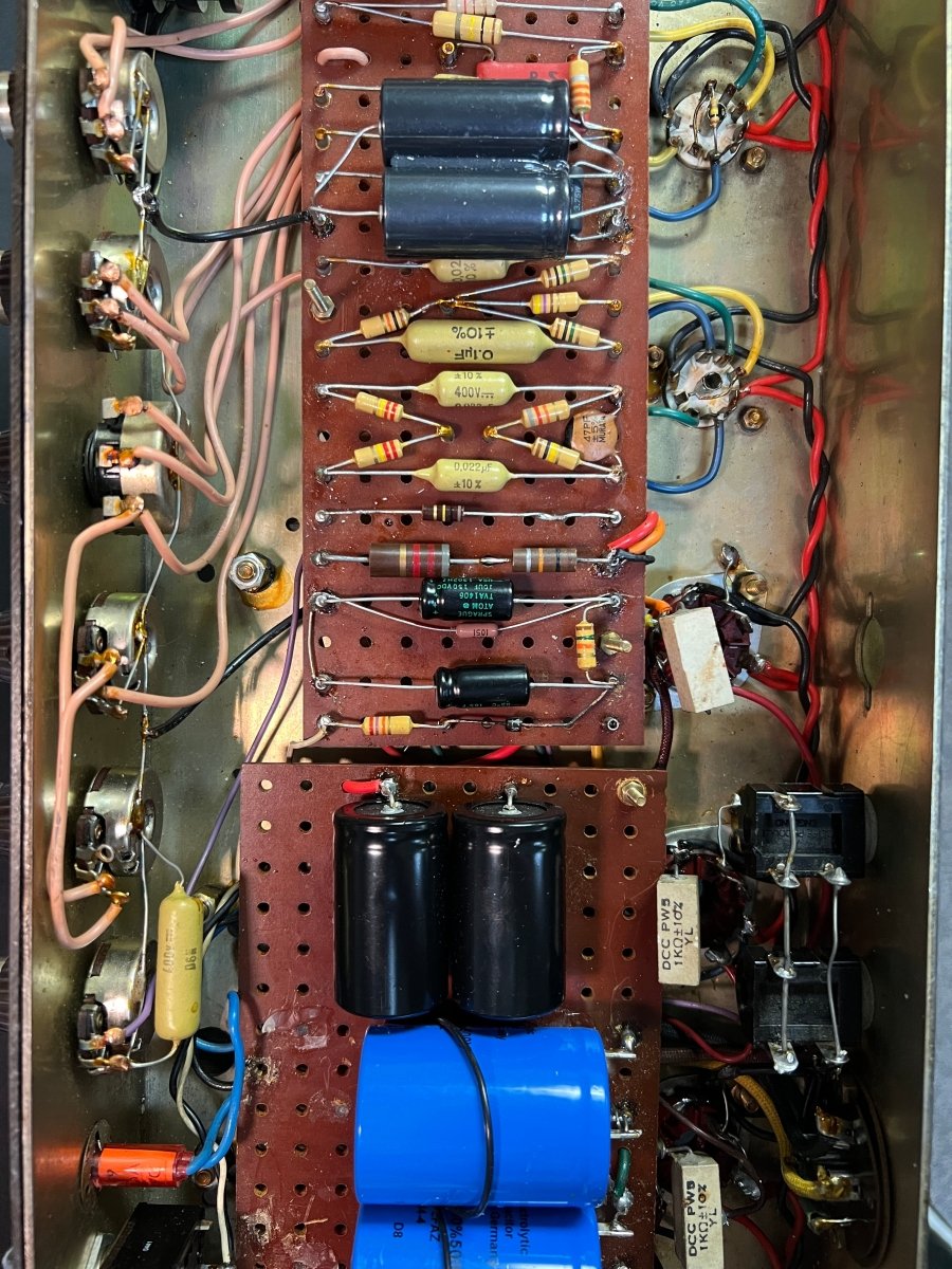 SOLD - Marshall 1959 Plexi JMP Super Lead 100 watt 1967 guitar amp head - Mahar's Vintage Guitars