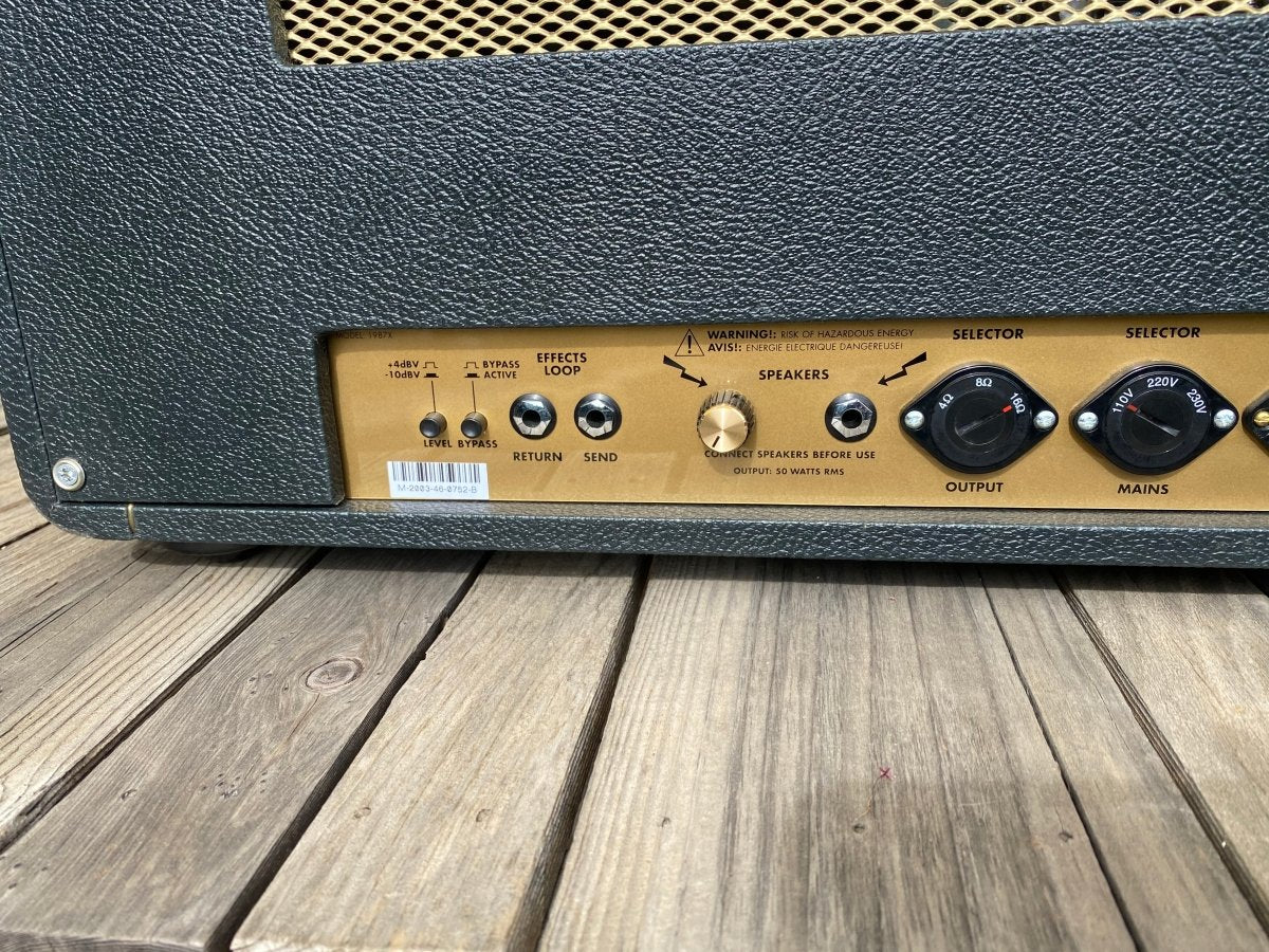 SOLD - Marshall 1987x 50 watt Plexi reissue 2003 - Mahar's Vintage Guitars