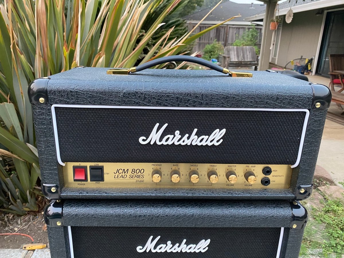 SOLD - Marshall SC20H JCM 800 20/5 watt head and 1x12" cabinet 2018 - Mahar's Vintage Guitars