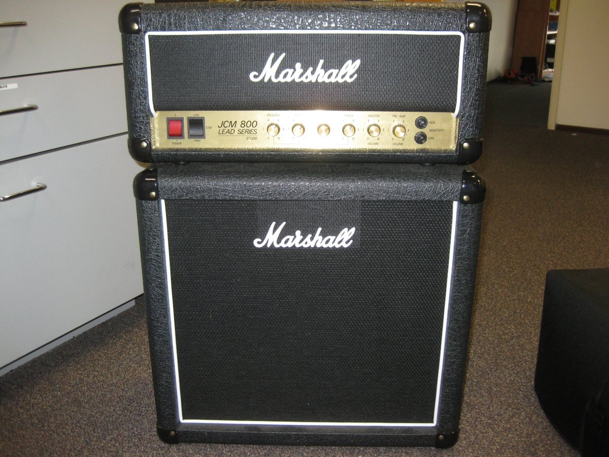 SOLD - Marshall SC20H JCM 800 20/5 watt head and 1x12" cabinet 2018 - Mahar's Vintage Guitars