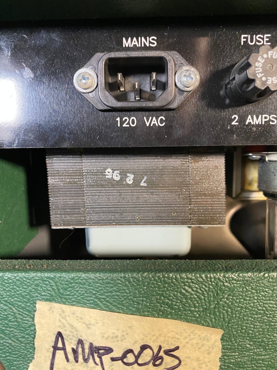 SOLD - Matchless Lightning 15 1995 Sampson Era with Signature Green - Mahar's Vintage Guitars