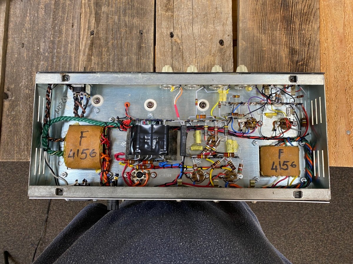 SOLD - Matchless Lightning 15 1995 Sampson Era with Signature Green - Mahar's Vintage Guitars