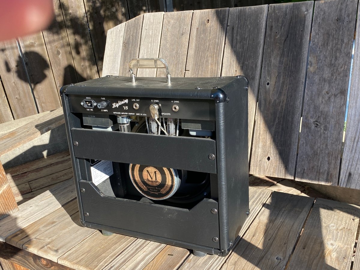 SOLD - Matchless Lightning 15 Small Box Sampson Era 1994 - Mahar's Vintage Guitars