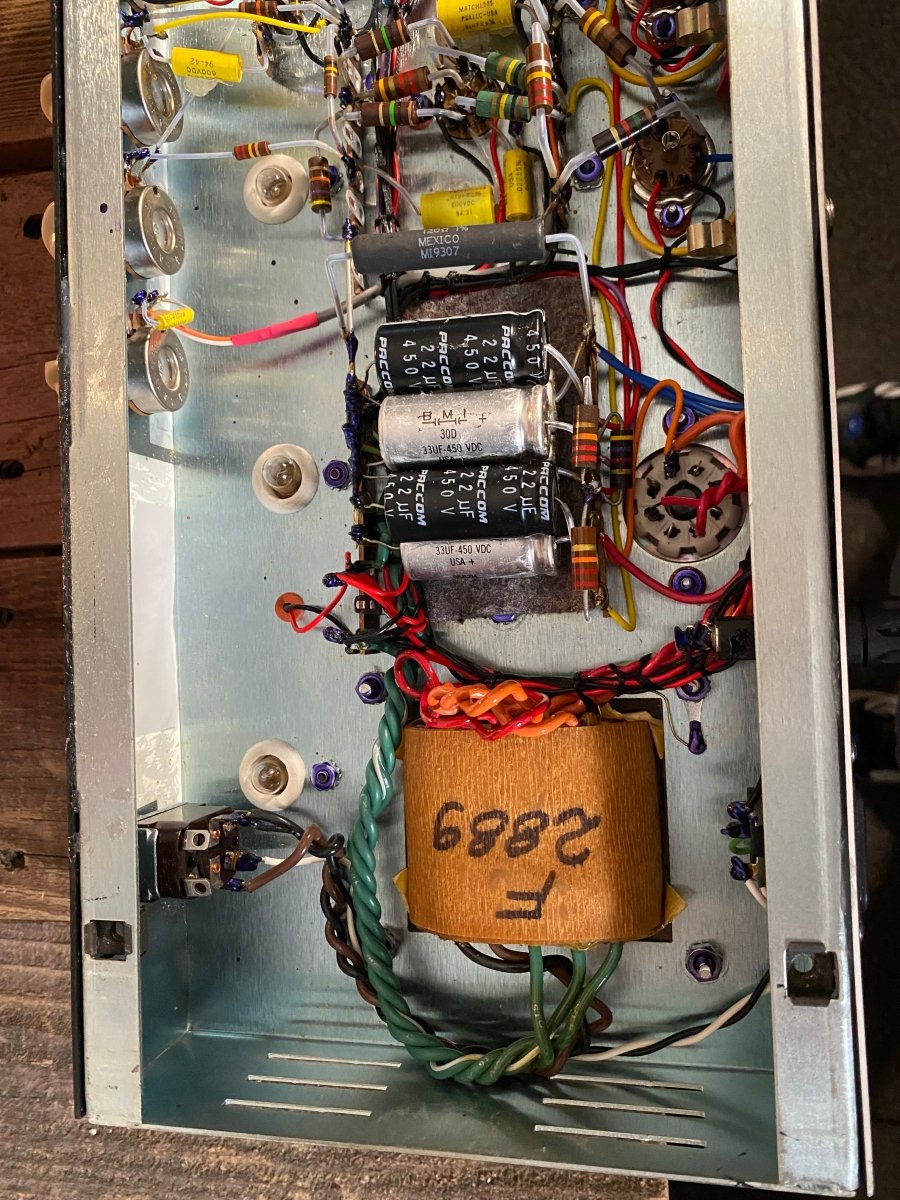 SOLD - Matchless Lightning 1994 Small Box Sampson Era - Mahar's Vintage Guitars