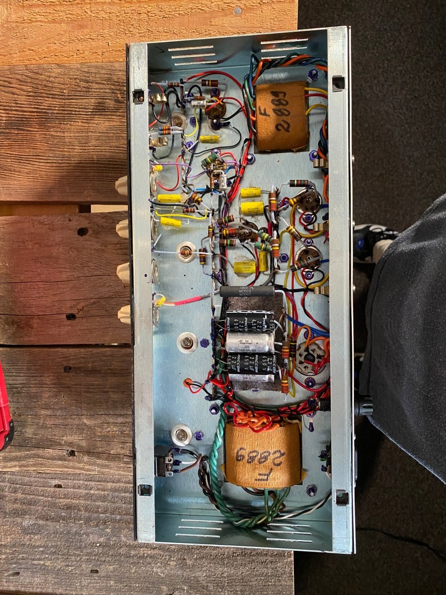 SOLD - Matchless Lightning 1994 Small Box Sampson Era - Mahar's Vintage Guitars