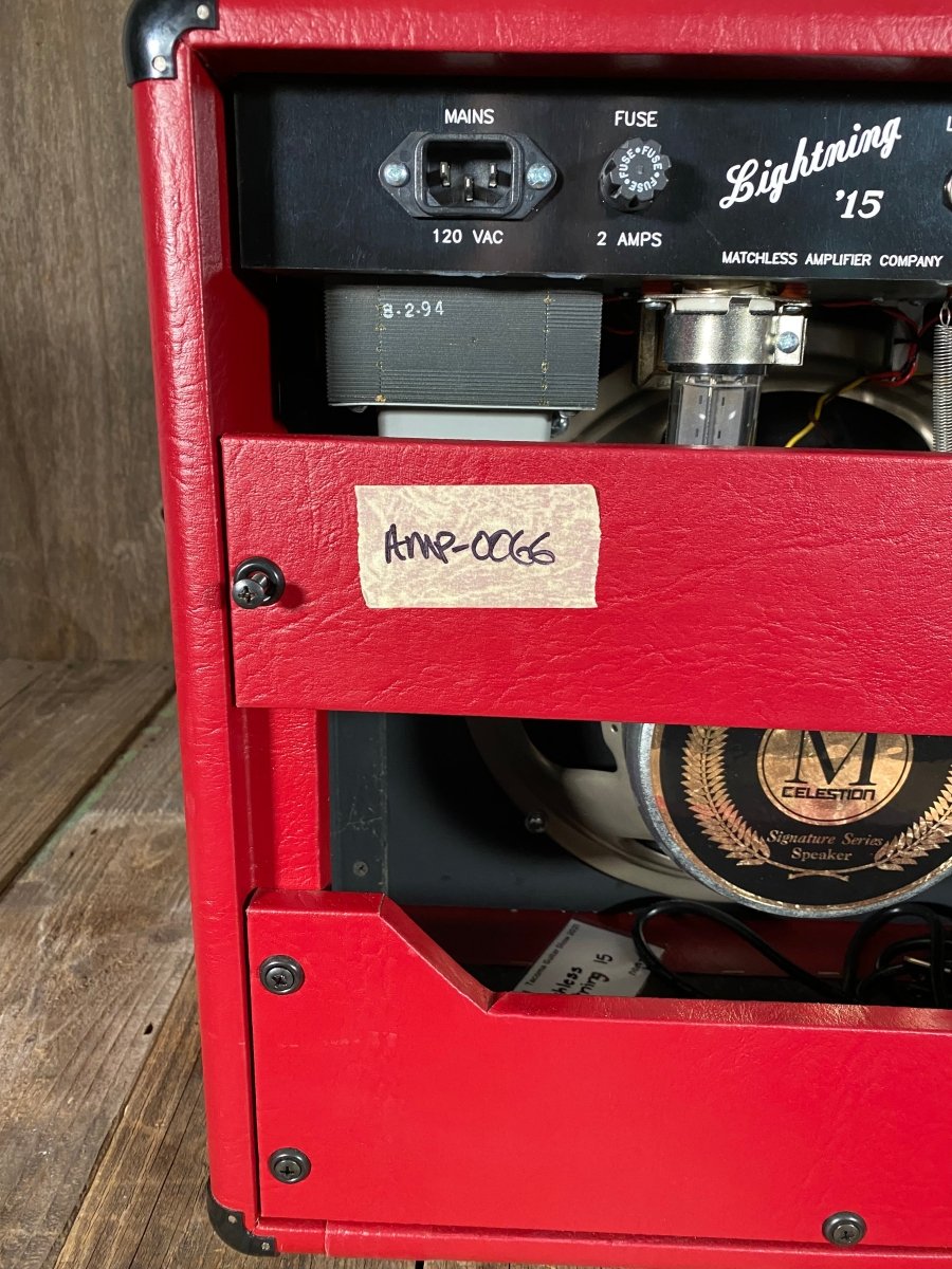 SOLD - Matchless Lightning 1994 Small Box Sampson Era - Mahar's Vintage Guitars