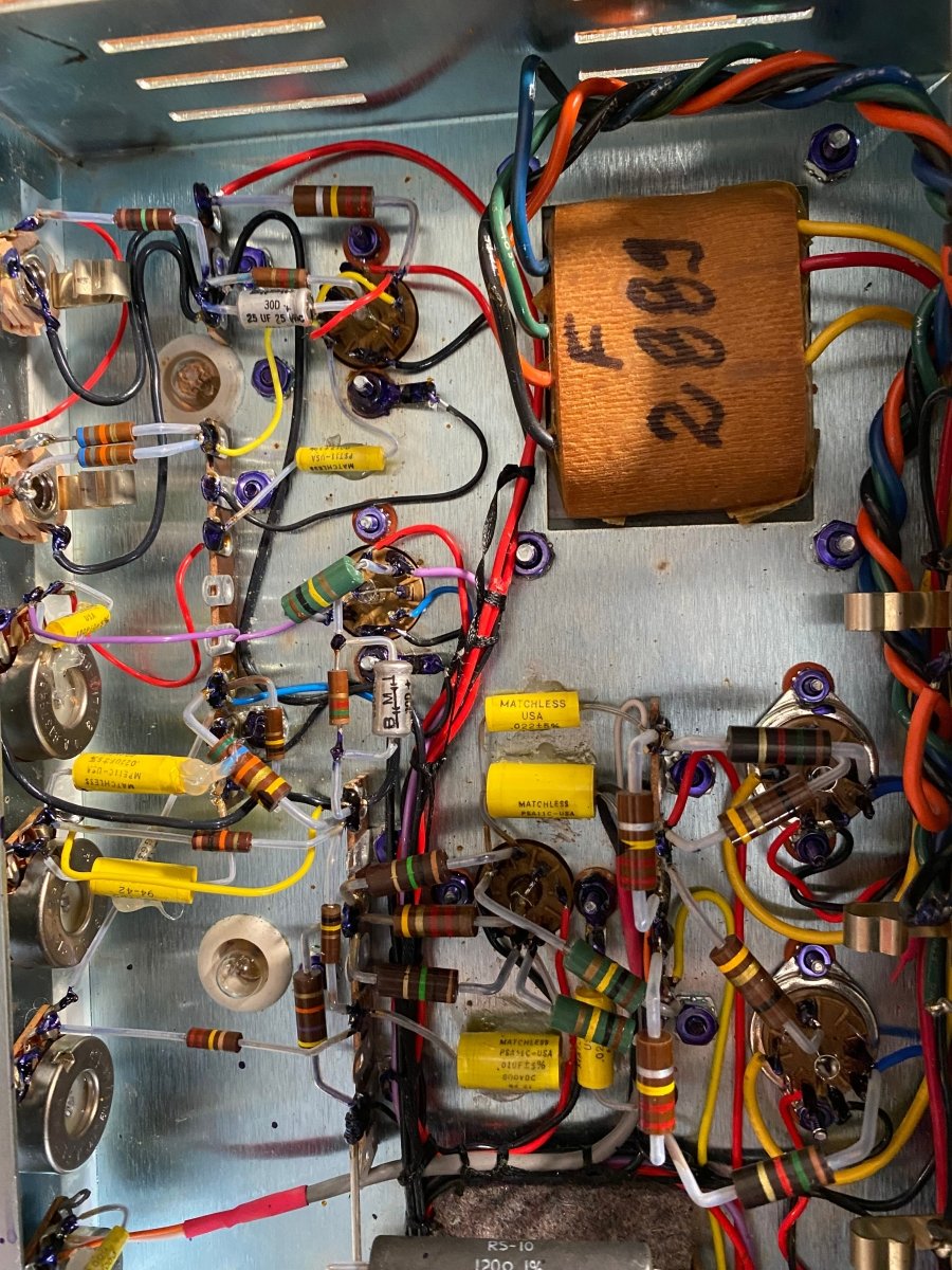 SOLD - Matchless Lightning 1994 Small Box Sampson Era - Mahar's Vintage Guitars