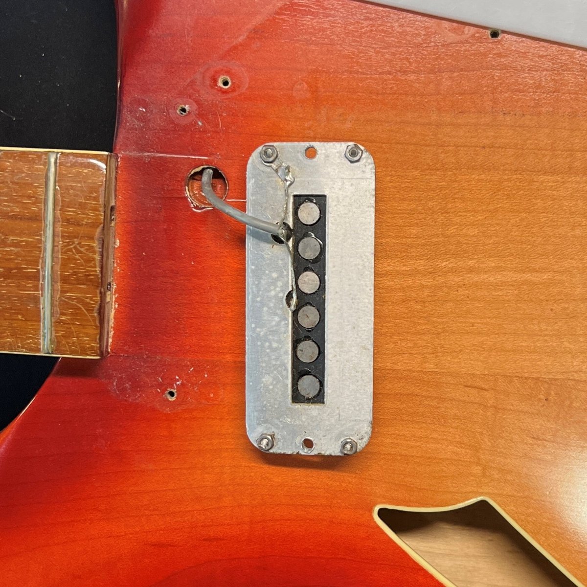 SOLD - Rickenbacker 4005 Bass 1966 Fireglo - Mahar's Vintage Guitars