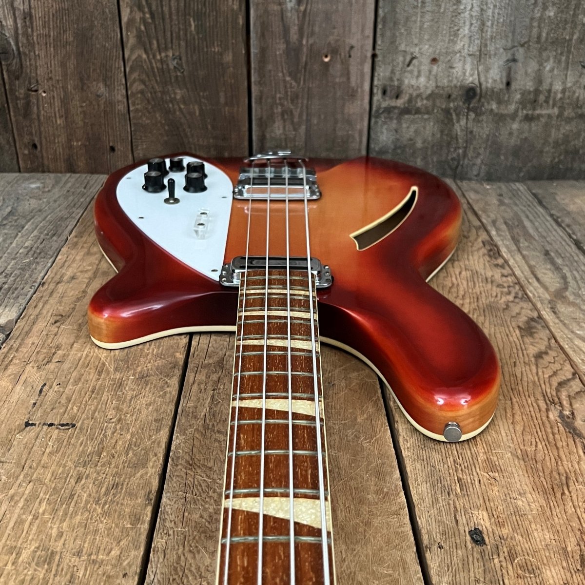 SOLD - Rickenbacker 4005 Bass 1966 Fireglo - Mahar's Vintage Guitars