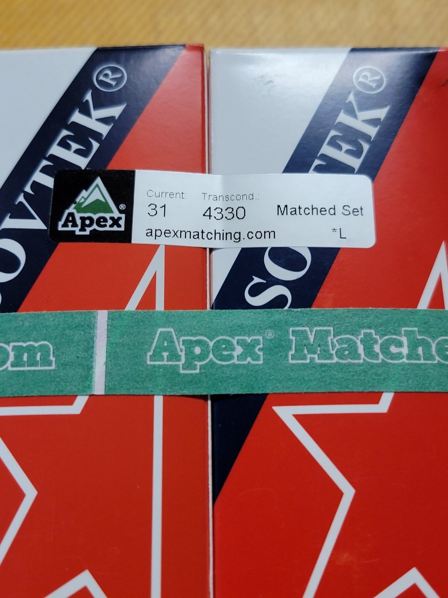 Sovtek 5881WXT Matched Quad (4) New Guitar Amp Power Tubes - Mahar's Vintage Guitars