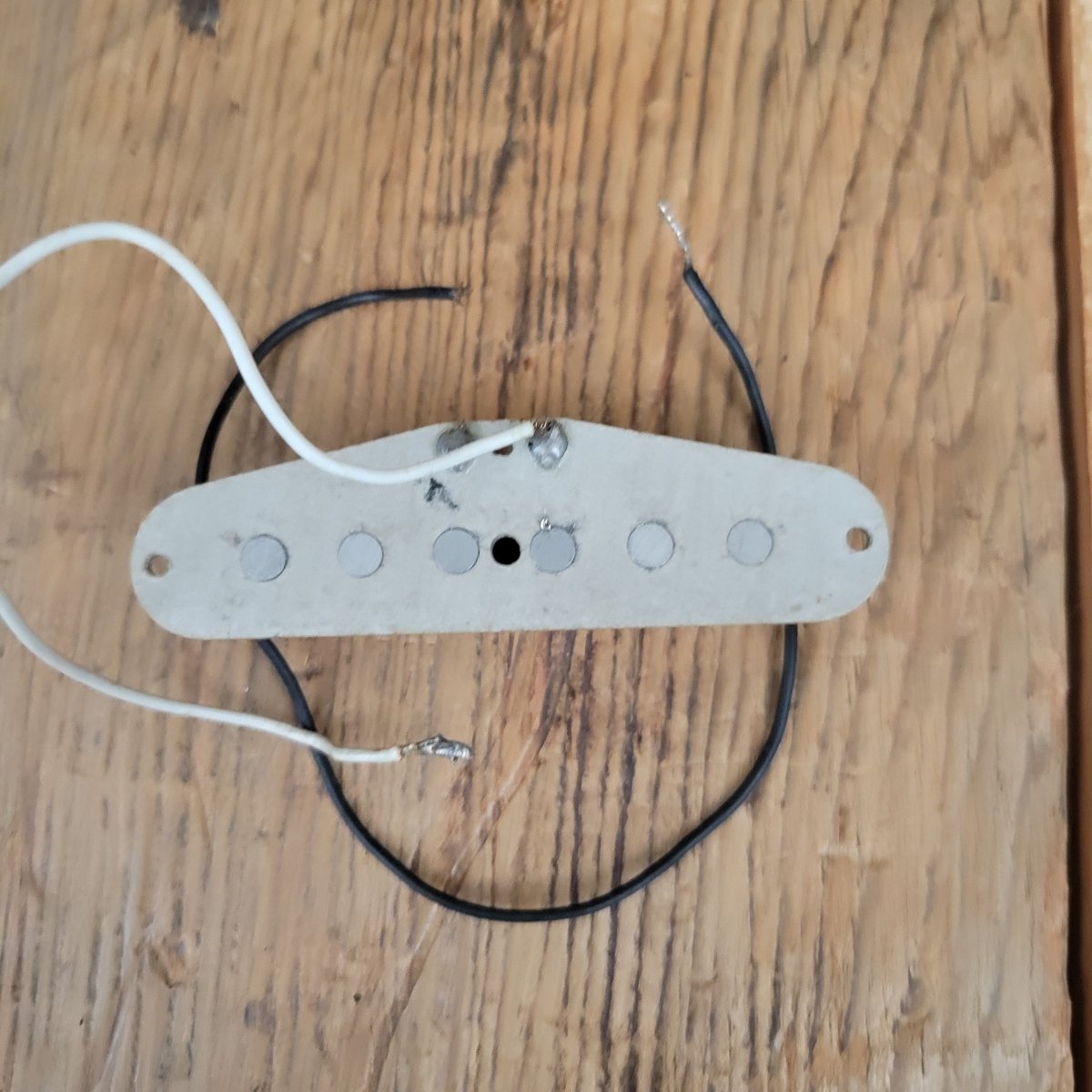 Tokai Strat style pickup Gray bobbin Silver Star 1980s - Mahar's Vintage Guitars