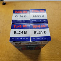 Tung - Sol EL34 B Quad New Matched Guitar Amp Power Tubes - Mahar's Vintage Guitars