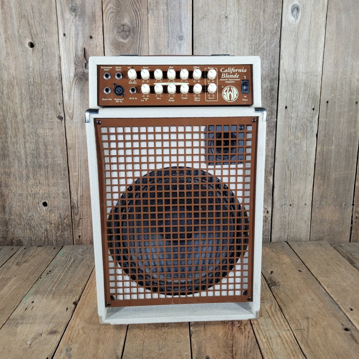 2013 SWR California Blonde 200W Acoustic Guitar Combo Amp - 2 - Channel 1x12" Amplifier for Singer - Songwriters - Mahar's Vintage Guitars