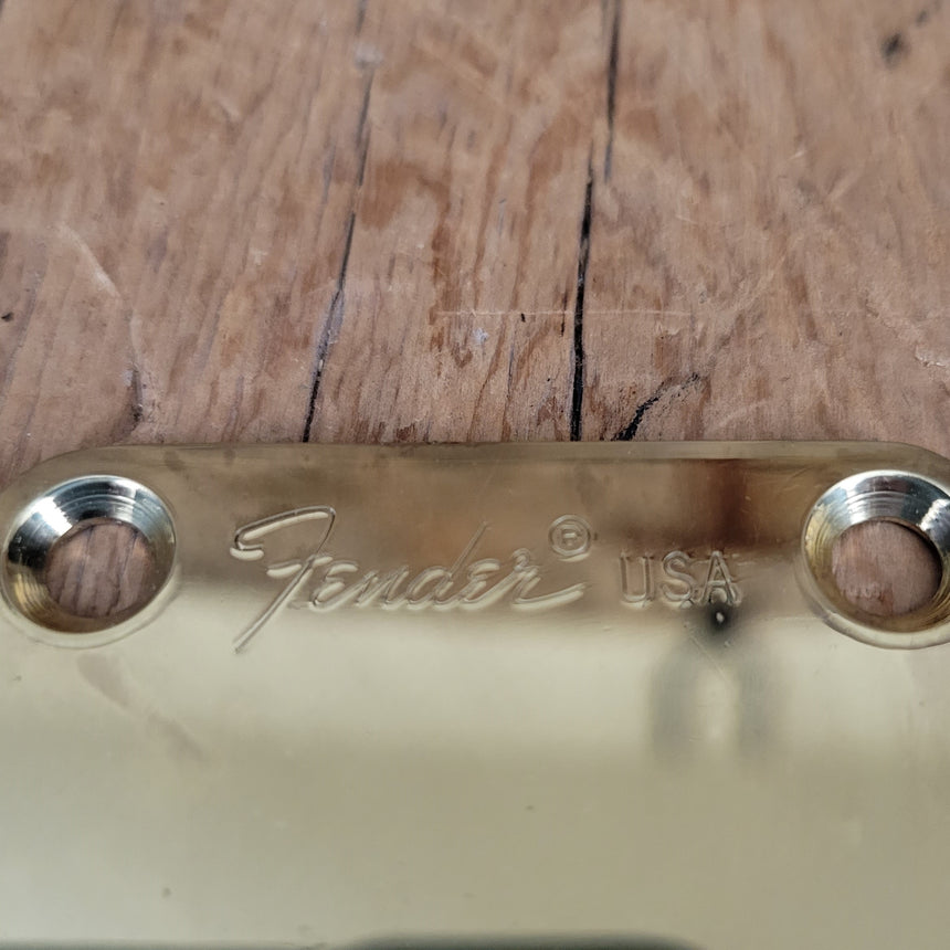 Fender Neck plate gold Stratocaster Telecaster 1970s 1980s Dan Smith