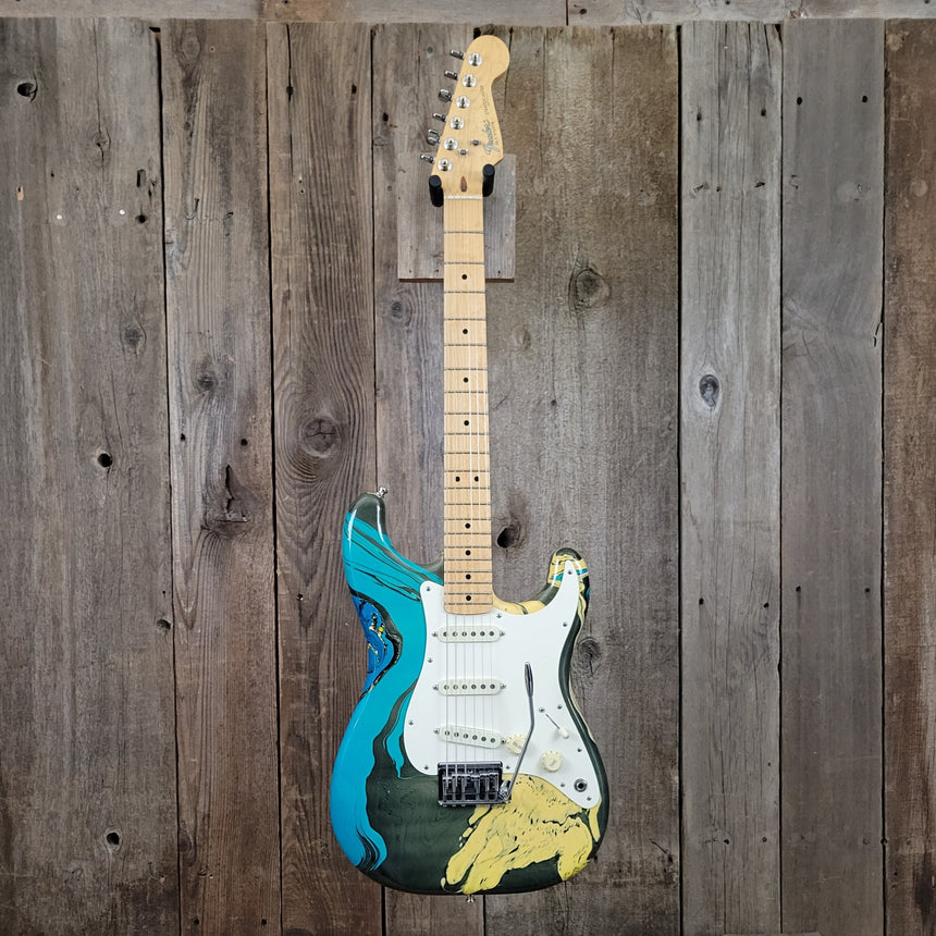 Fender Stratocaster Bowling Ball Blue - 1983