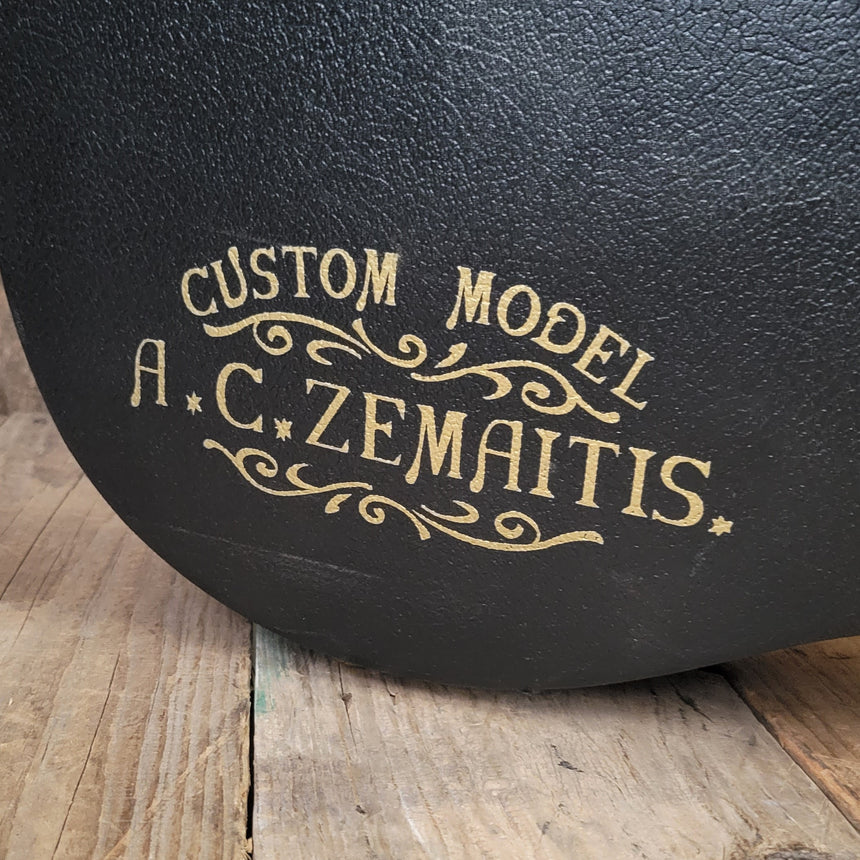 Zemaitis CS24SU Custom Shop Wood Leaf Flame Maple Made in Japan - 2019