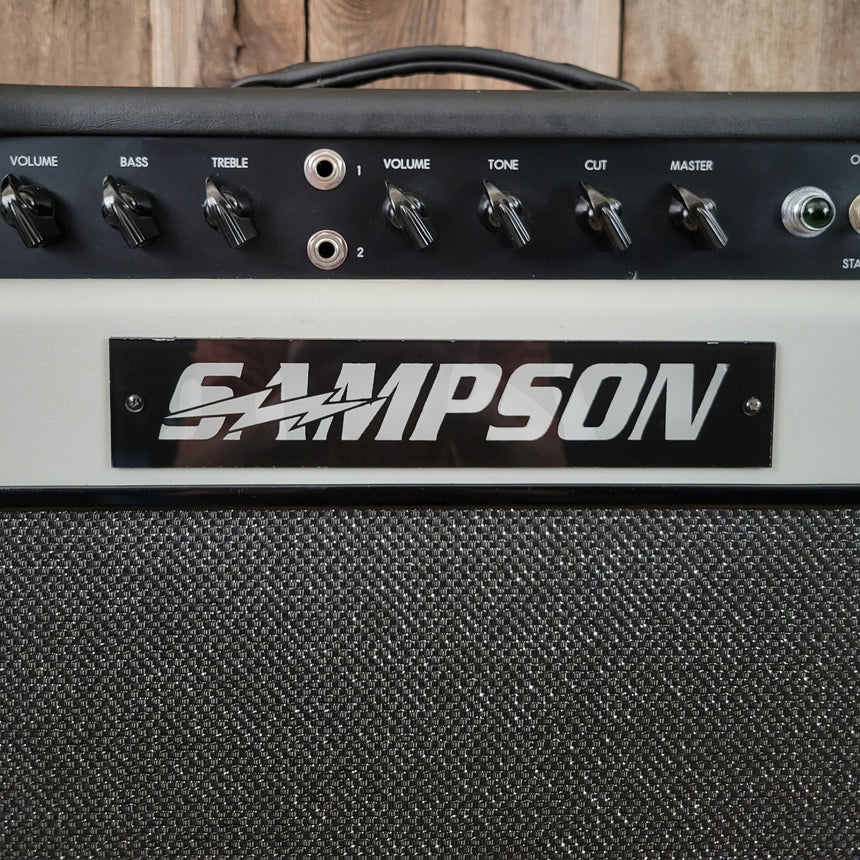 Sampson Signed and Labeled (Matchless) DC 30 2X12 Amplifier 1996 #1 of few