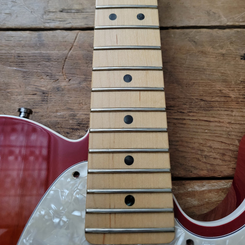 Sold - Fender American Deluxe Telecaster Aged Cherry Burst 2012