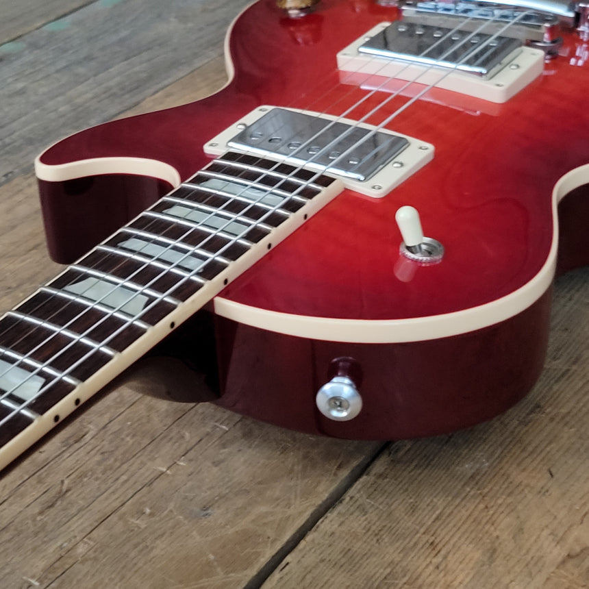 SOLD - Gibson Les Paul Standard Blood Orange Burst 2018 – Mahar's
