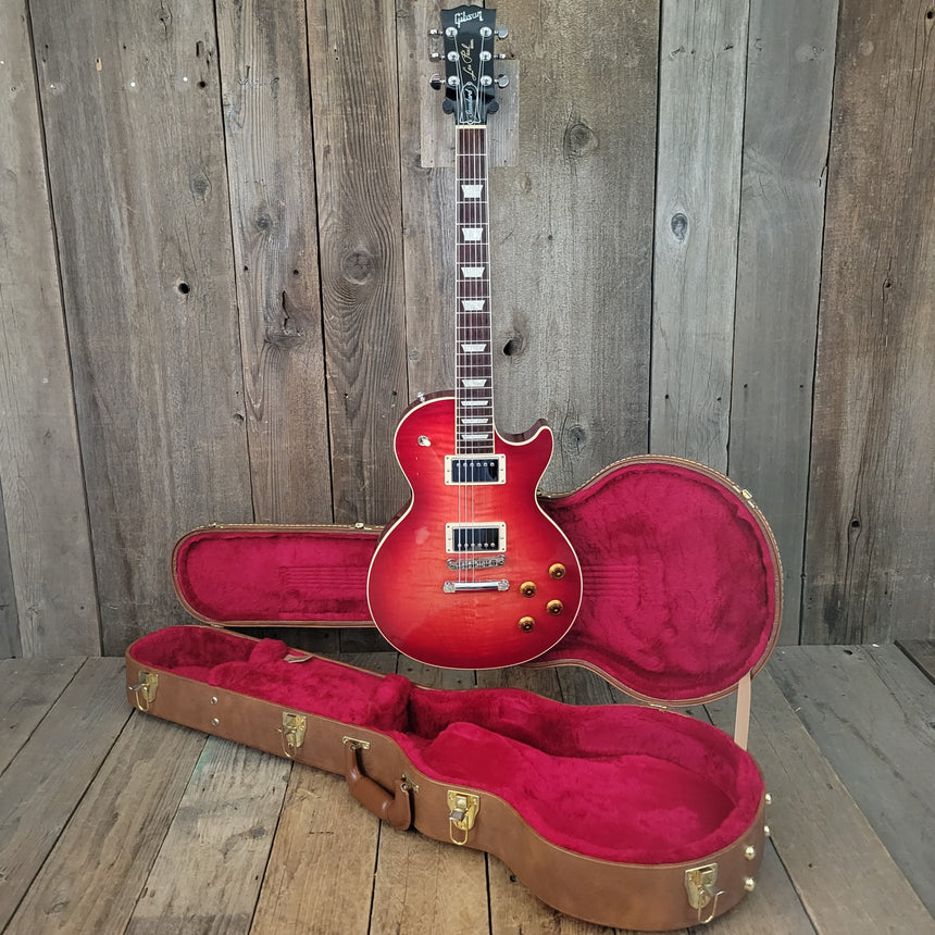 SOLD - Gibson Les Paul Standard Blood Orange Burst 2018