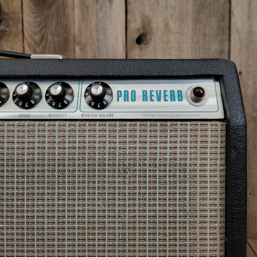 SOLD - Fender Pro Reverb 2x12 1975 vintage tube guitar amp