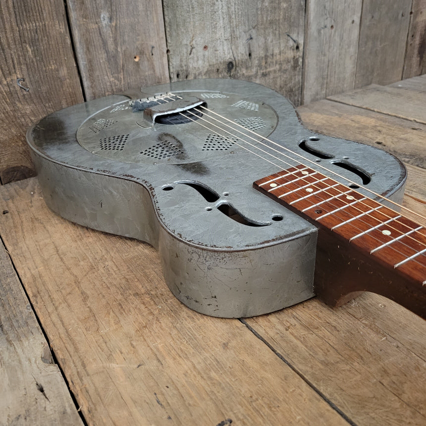 National Duolian Square Neck Frosted Duco Resonator Dobro 1936