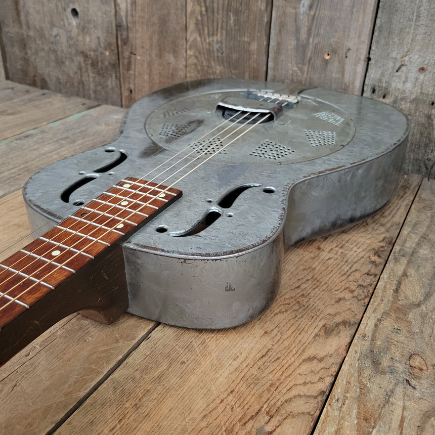 National Duolian Square Neck Frosted Duco Resonator Dobro 1936