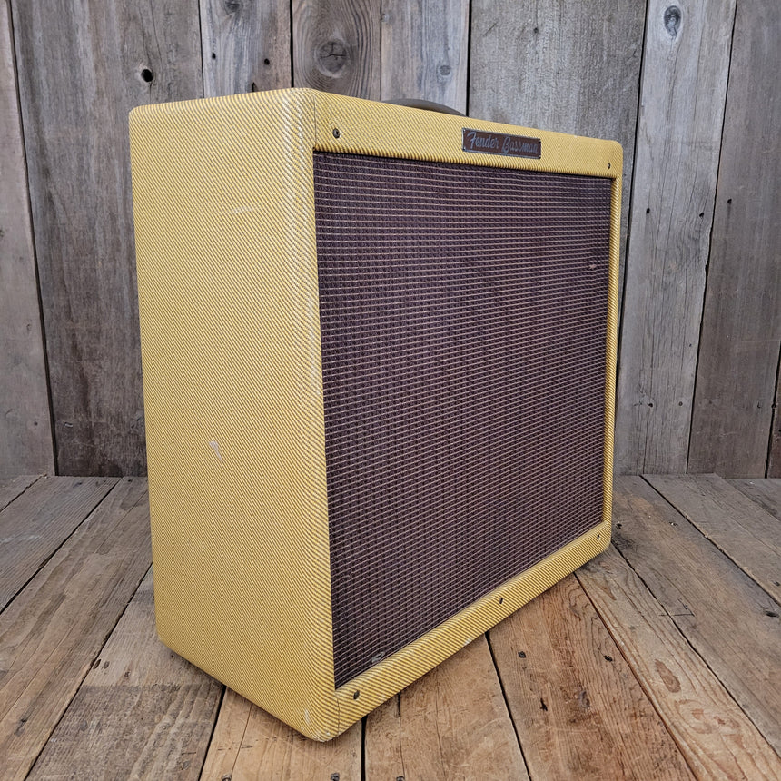 Fender Bassman 5F6-A Tweed Narrow Panel Guitar Amp Retweed 1960