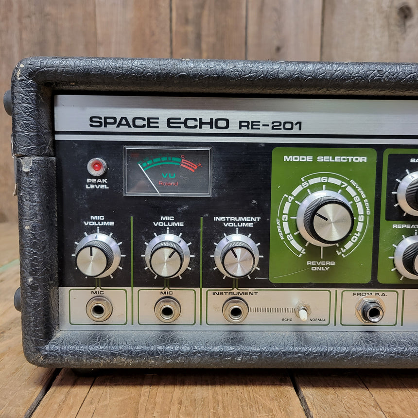 Roland RE-201 Space Echo 1970s Tape Delay Reverb Unit lightly refurbished with EchoFix